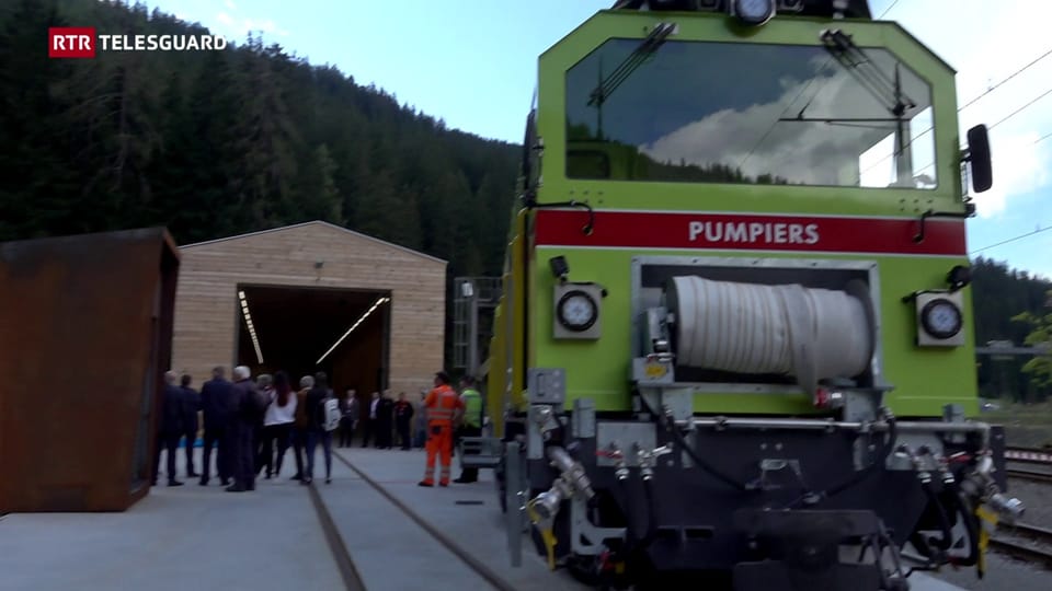Vereina-Tunnel: neue Lösch- und Rettungsfahrzeuge