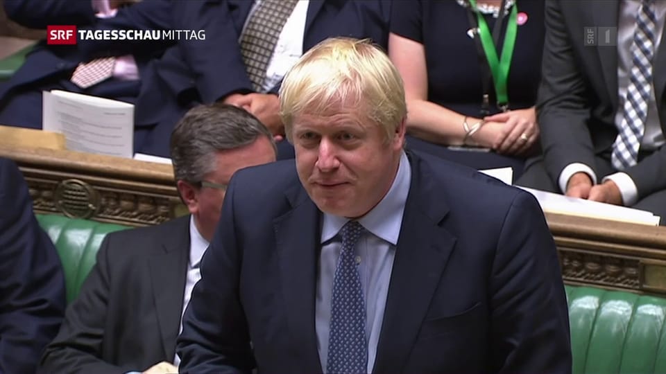 Boris Johnson vom Parlement ausgebremst