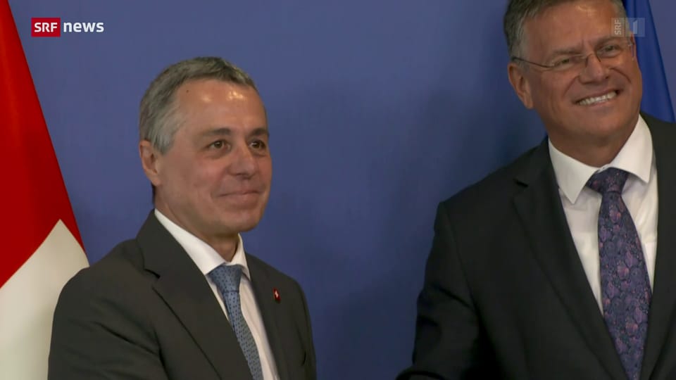 Aussenminister Cassis trifft EU-Vizepräsident Sefcovic in Brüssel