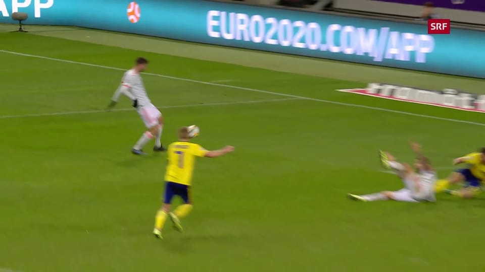 Archiv: Rodrigos Treffer in der Nachspielzeit gegen Schweden