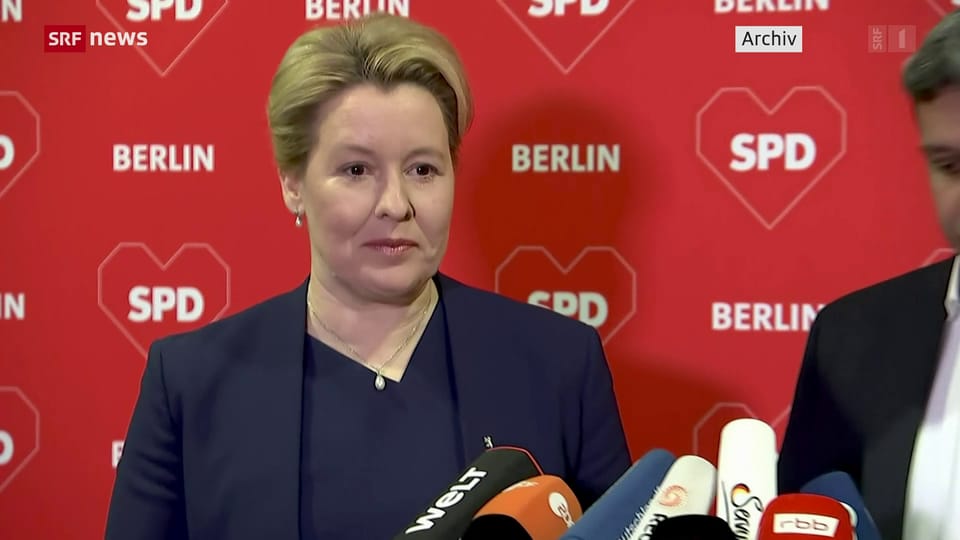 SPD-Politikerin Franziska Giffey wurde bei  Angriff in Berlin verletzt