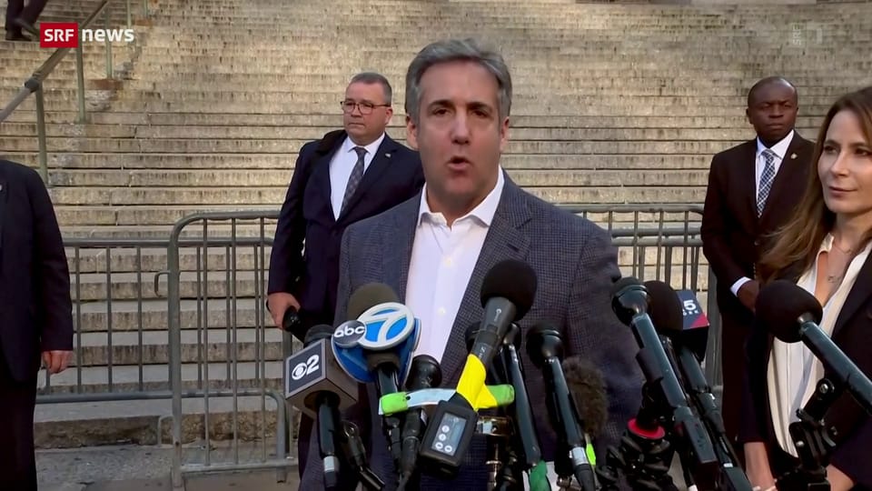 Michael Cohen sagt vor Gericht gegen Ex-US-Präsident Trump aus 