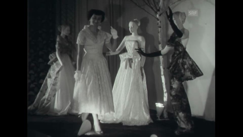 Ausstellungseröffnung - Olma 1954 (Schweizer Filmwochenschau)