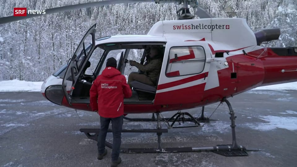 Schweizer Helikopterunternehmen wirbt mit nachhaltigen Flügen 