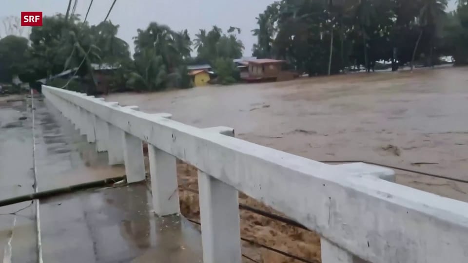 Fluten und Evakuierungen nach Starkregen auf den Philippinen 