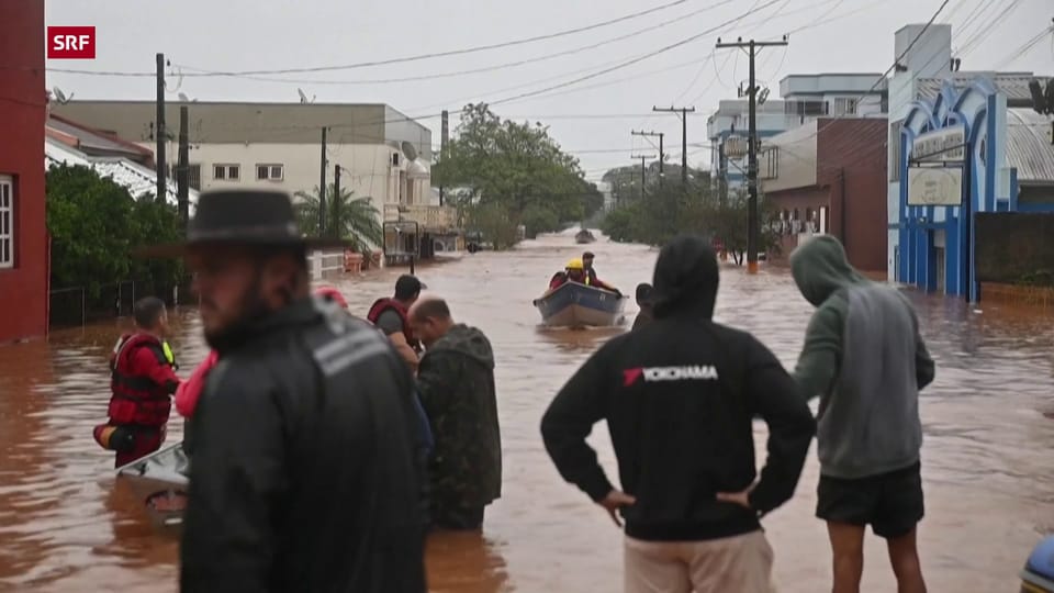 Starke Regenfälle führen in Brasilien zu Überschwemmungen