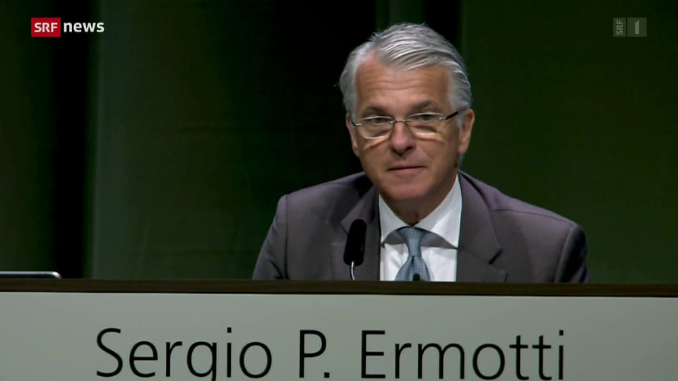 Archiv: GV UBS: Debatte zur Entlöhnung von Sergio Ermotti
