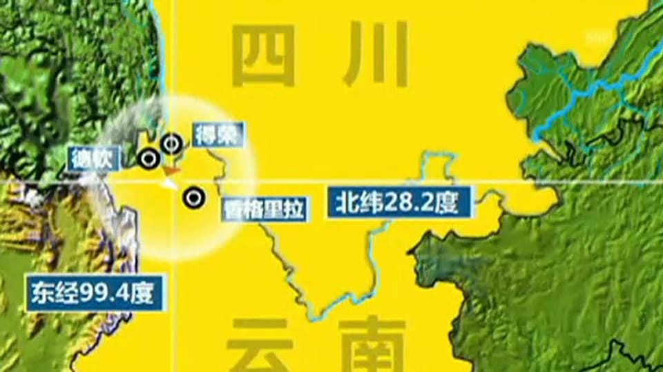 Erdbeben im Südwesten Chinas