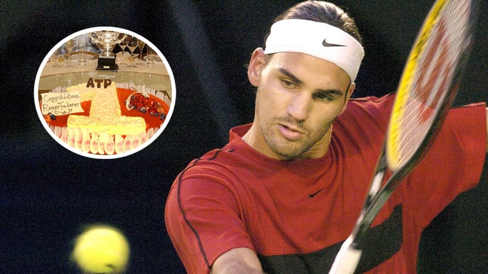 Als Roger Federer erstmals den Tennisthron erklimmen konnte