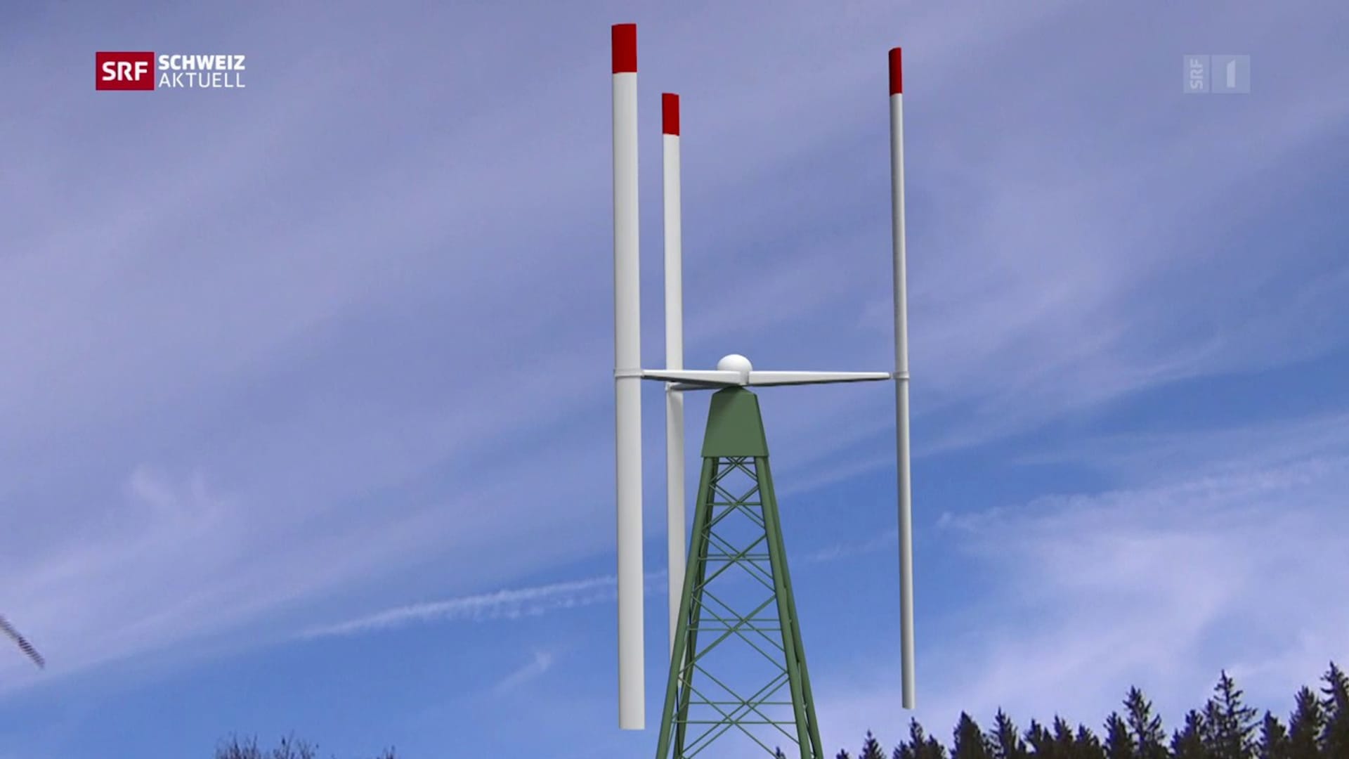 Schweiz aktuell - Testanlage «vertikale Windturbine» - Play SRF