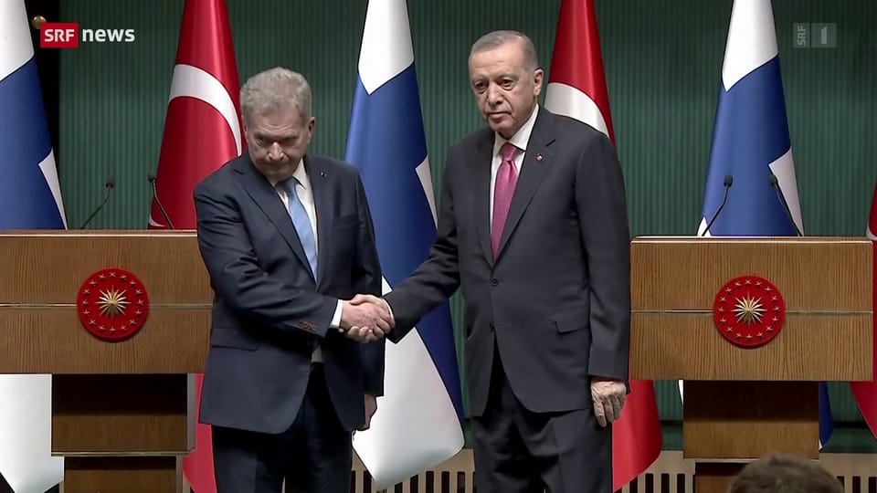 Aus dem Archiv: Erdogan sagt Ja zum Nato-Beitritt Finnlands