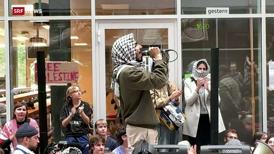 Pro-Palästina-Proteste auch an der ETH Lausanne 