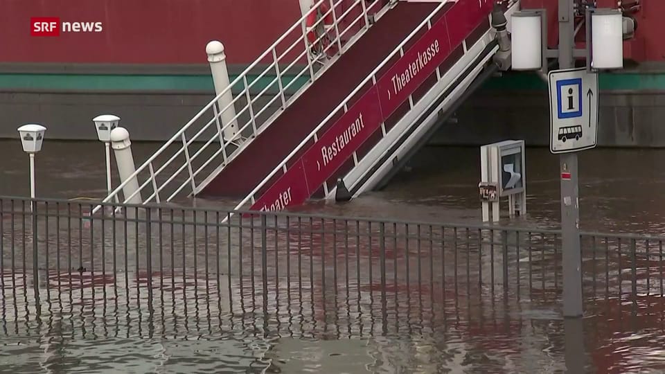 Hochwasser sorgt für angespannte Situation in Deutschland