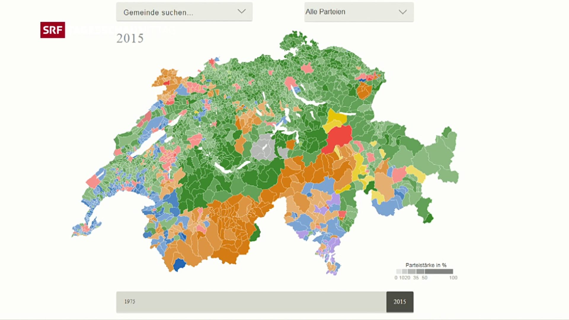 Wahlen in der Schweiz So haben die Schweizer Gemeinden in den letzten