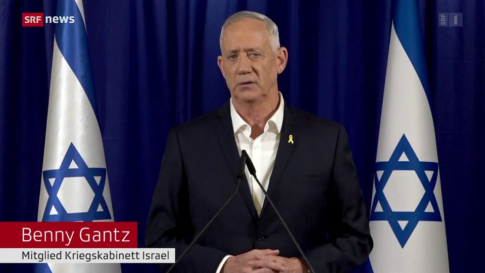 Benny Gantz erhöht Druck auf Regierungschef Netanjahu