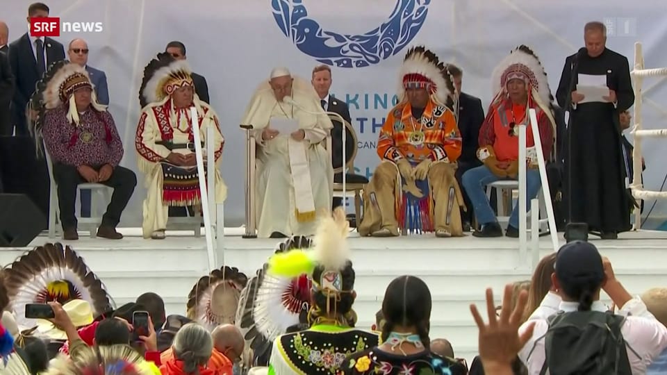 Aus dem Archiv: Papst bittet Indigene um Vergebung