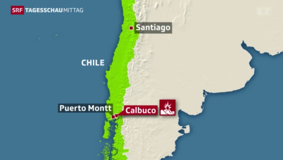 Vulkanausbruch in Chile: Evakuierungen und Ausgangssperre