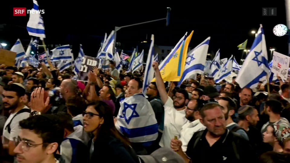 Befürworter der Justizreform demonstrieren in Jerusalem