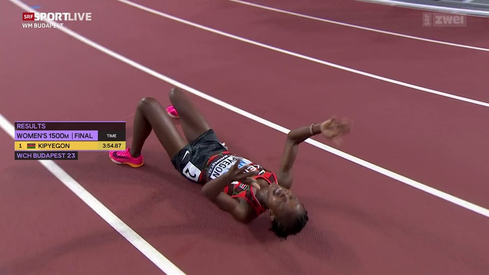 Kipyegon läuft den Sieg über 1500 m nach Hause