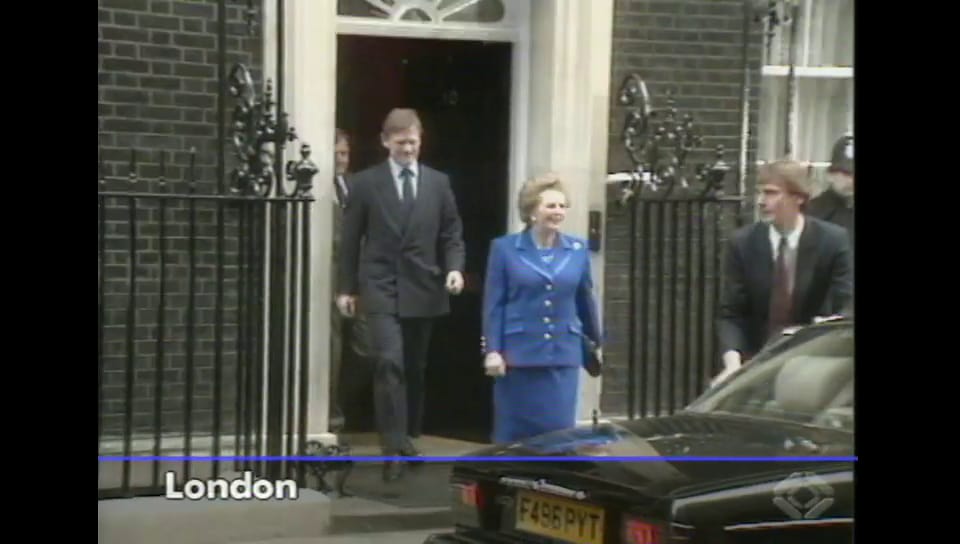 So berichtete die «Tagesschau» 1990 über Thatchers Rücktritt