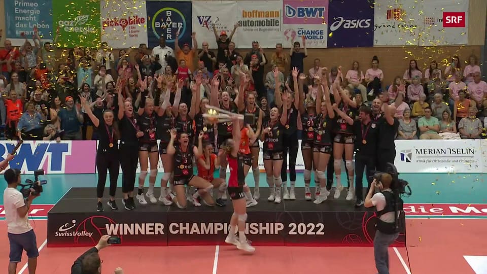 Archiv: NUC wird 2022 erneut Schweizer Volleyballmeister