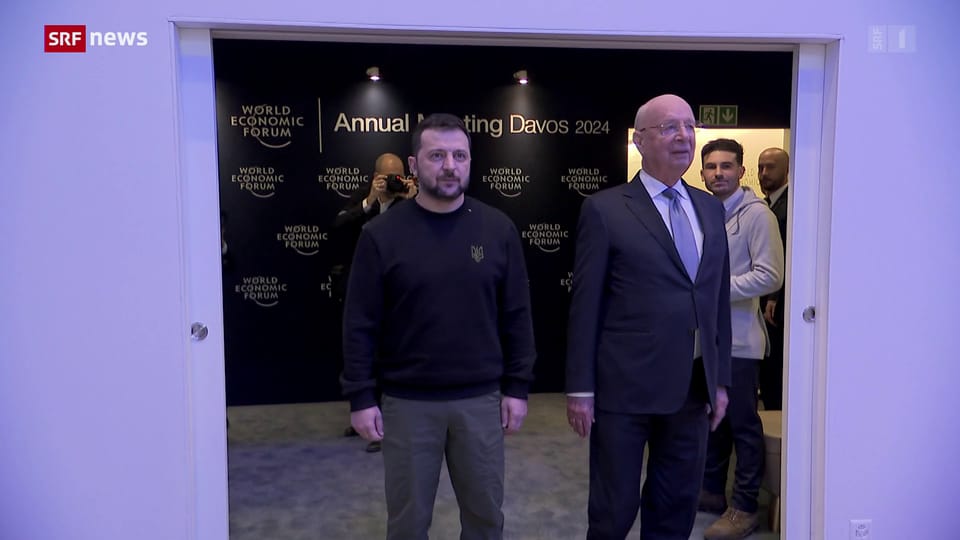 2024: Selenskis flammender Appell in Davos 