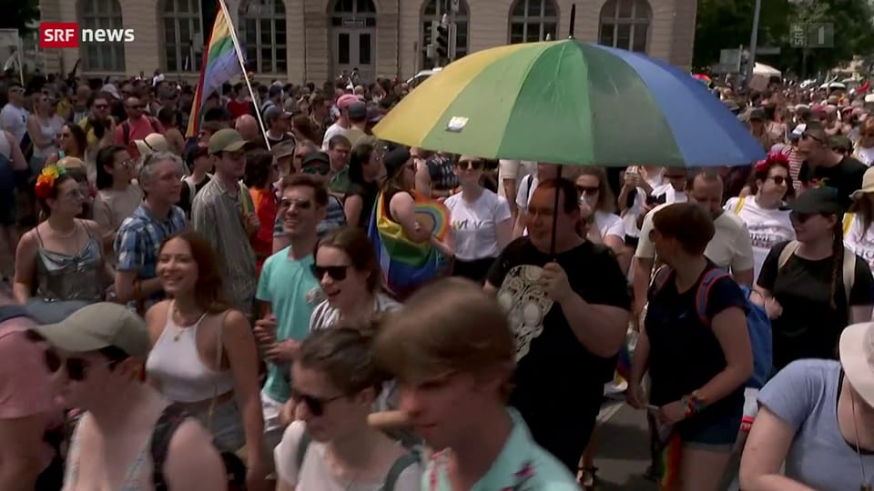 Partystimmung am «Zurich Pride Festival» 2023