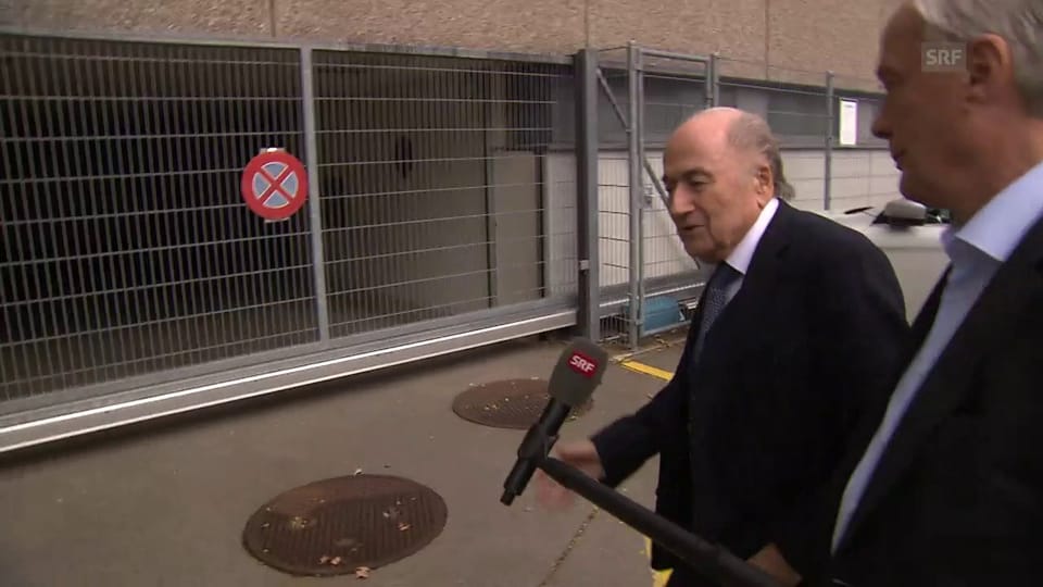 Sepp Blatter vor der Bundesanwaltschaft