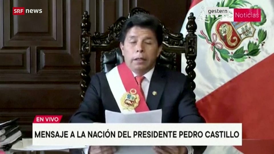 Aus dem Archiv: Peruanischer Präsident Castillo abgesetzt
