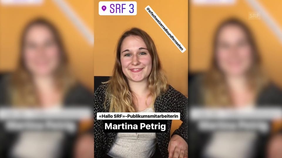 «HalloSRF!»-Publikumsmitarbeiterin Martina Petrig bei Radio SRF 3