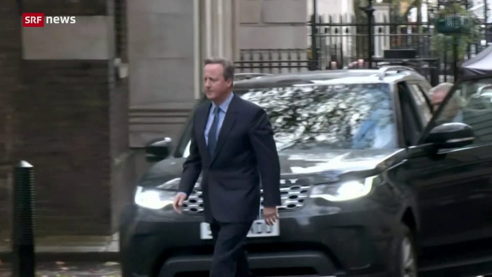 David Cameron kehrt auf das Politparkett zurück 