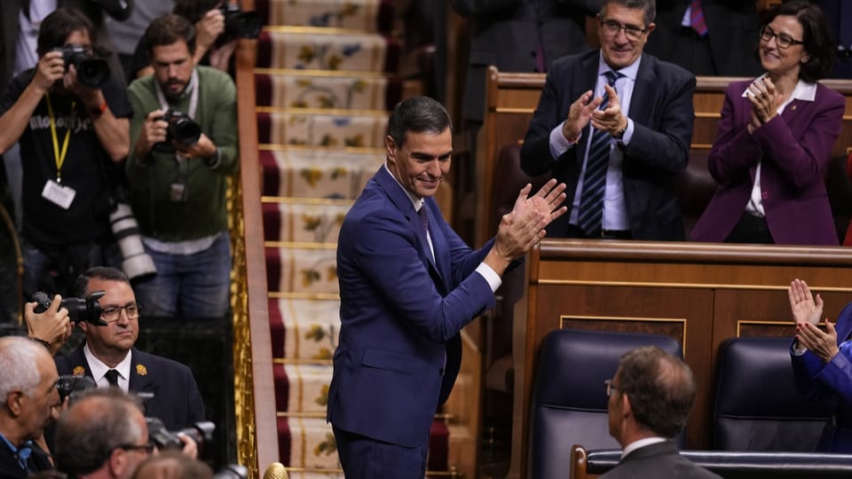 Spanien: Präsident Sánchez nach hitziger Debatte wiedergewählt