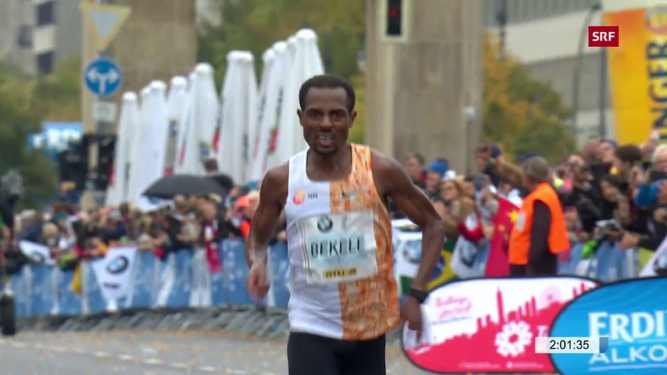 Bekele schrammt am Marathon-Weltrekord vorbei
