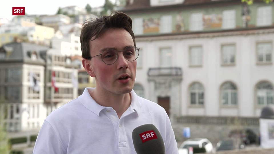 Max Slongo, Präsident Junge SVP Säntis: «Problematisch ist die fehlende Distanzierung»