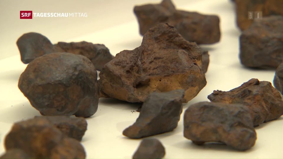 Meteoriten-Grossfund in Bern zu sehen