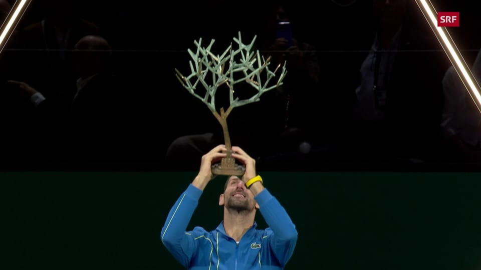 Am Sonntag: Djokovic holt den Titel in Paris-Bercy