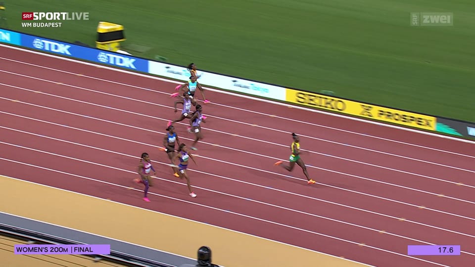 21,41 Sekunden: Jackson gewinnt über 200 m überlegen Gold