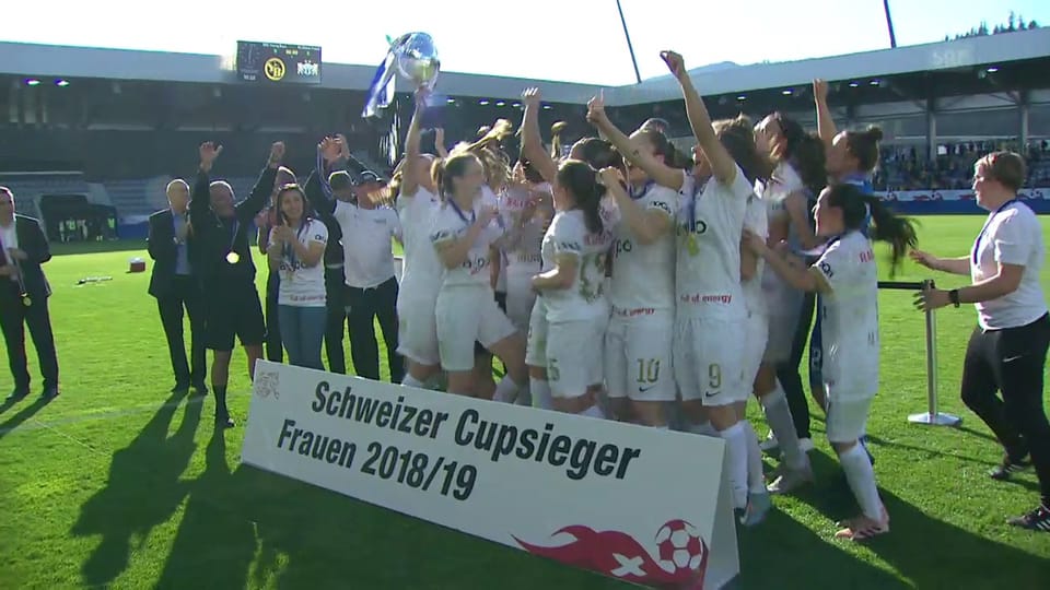 Aus dem Archiv: Die FCZ-Frauen holen den Cuppokal 2019