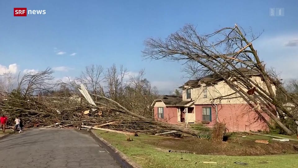 Heftige Tornados im US-Bundesstaat Arkansas und Illinois