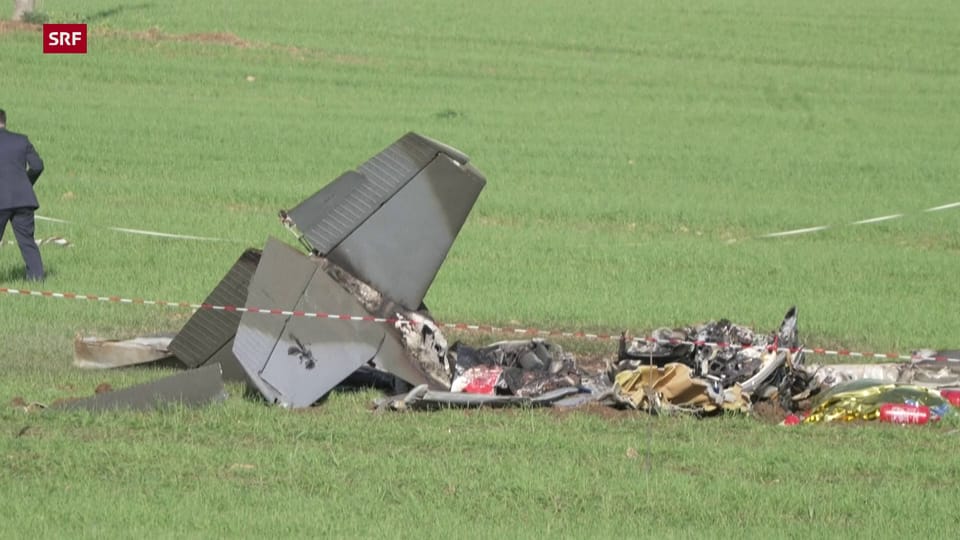 Flugzeugabsturz der italienischen Luftwaffe in Guidonia 