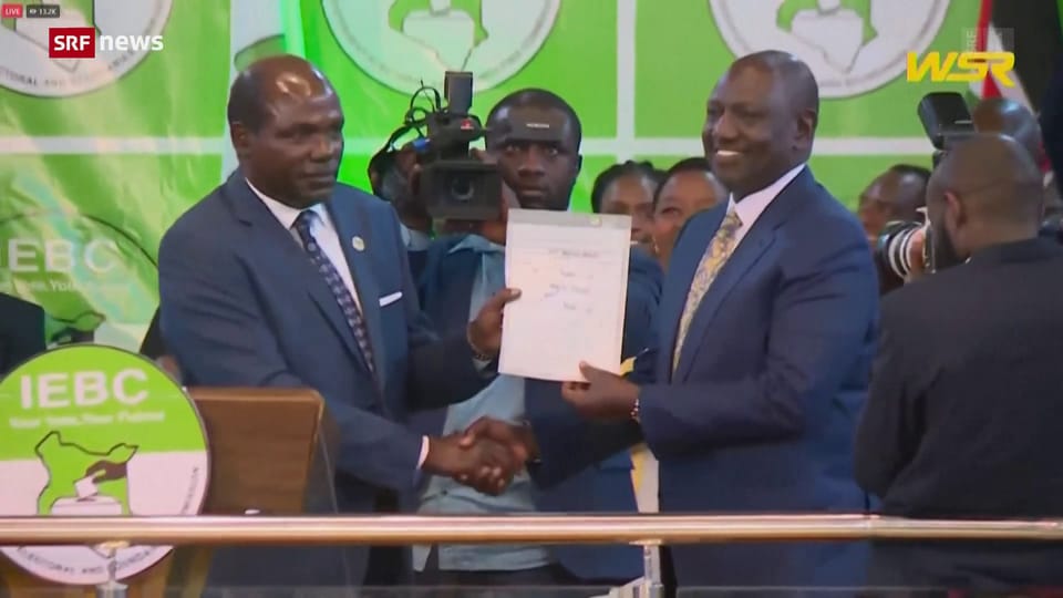 Aus dem Archiv: Ruto siegt bei Präsidentschaftswahlen in Kenia