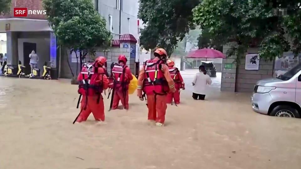 Aus dem Archiv: Hochwasserkatastrophe in Südchina