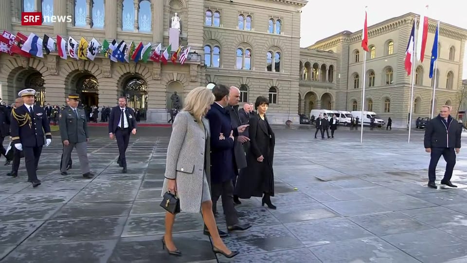 Macron zu Besuch in Bern