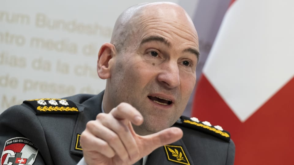 Armeechef Thomas Süssli: «Wenn man verteidigen will, muss man das auch trainieren»