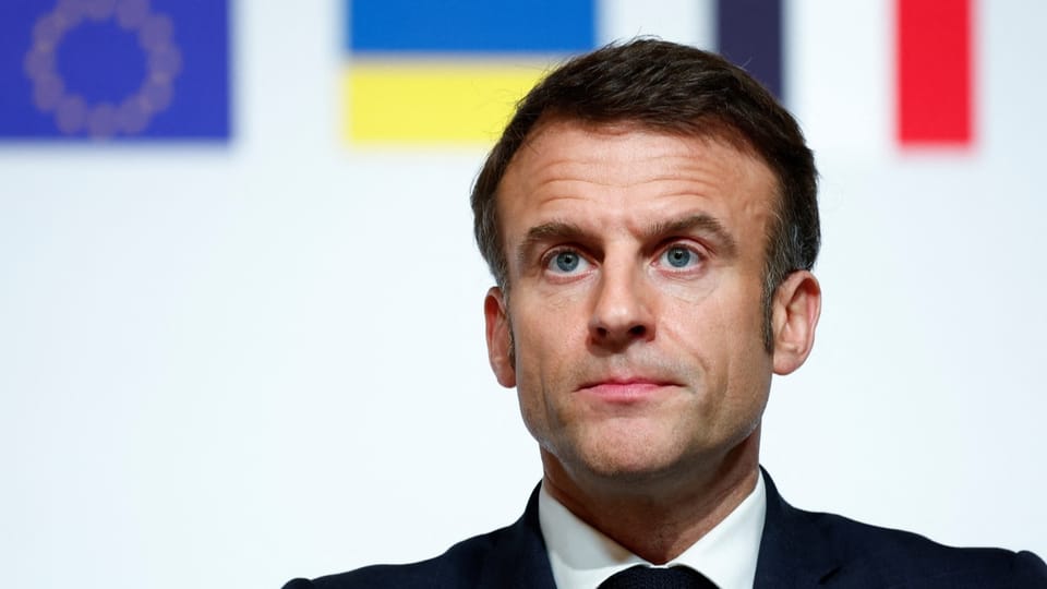 Macron schliesst europäische Bodentruppen in der Ukraine nicht aus
