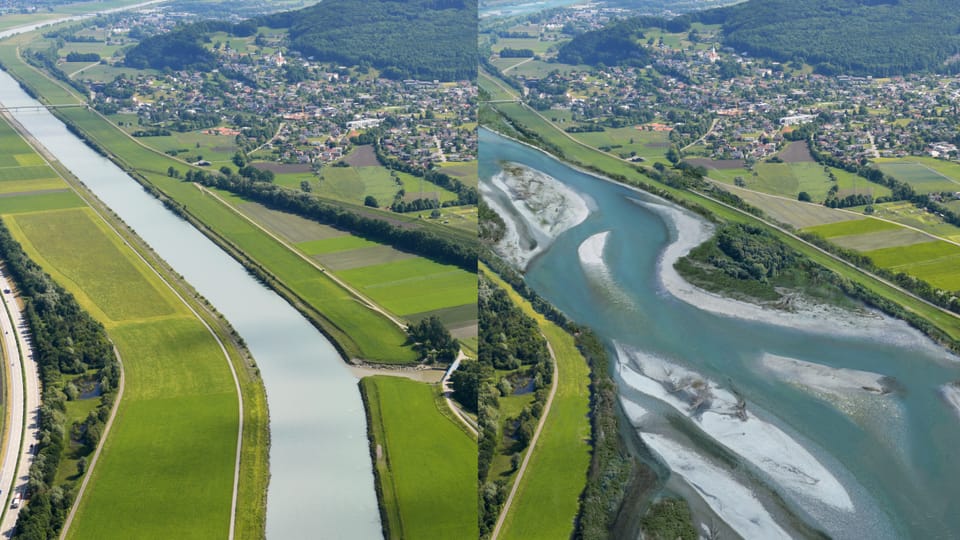 Der Rhein soll auf einer Länge von 26 Kilometern verändert werden