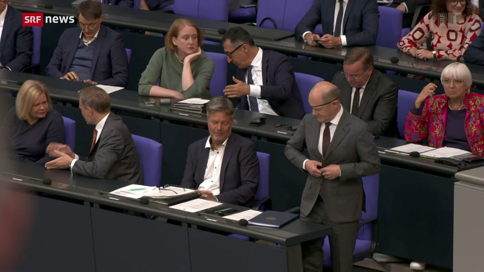 Debatte im Bundestag: Deutschland schwächelt