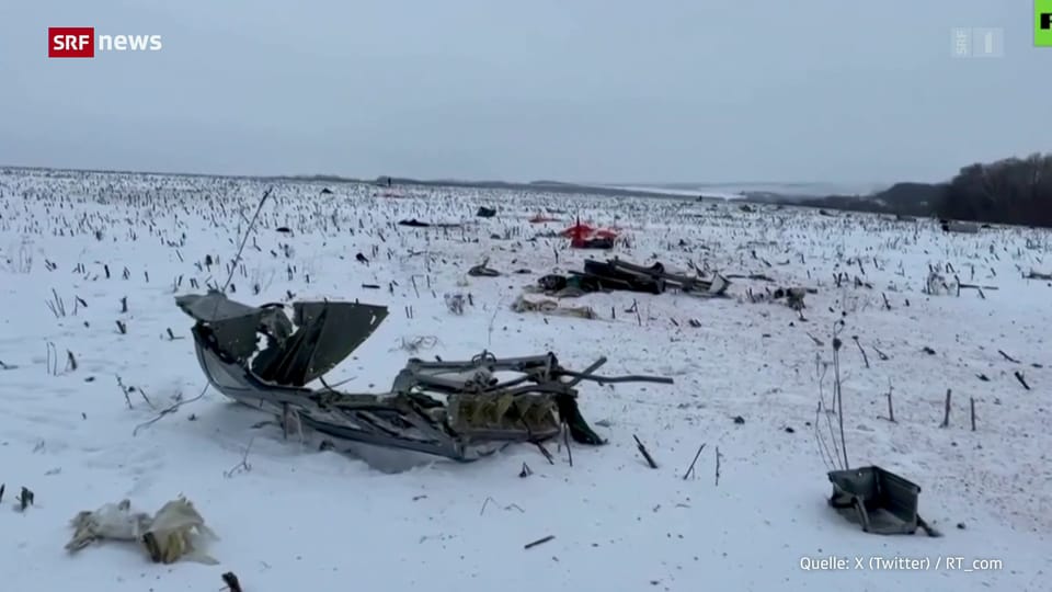 Russisches Militärflugzeug stürzt bei Belgorod ab