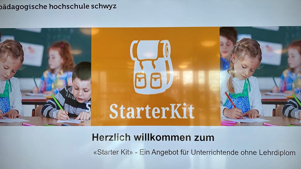 Die PH Schwyz lädt angehende Lehrpersonen ohne Diplom zum Starter Kit ein