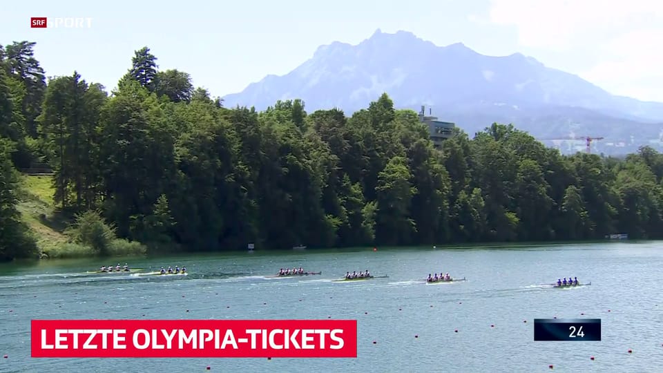 Auf dem Rotsee wird um Olympia-Tickets gerudert
